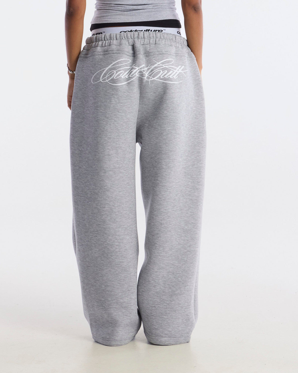 CURVE SWEATPANTS HEATHER GREY - Cold Culture