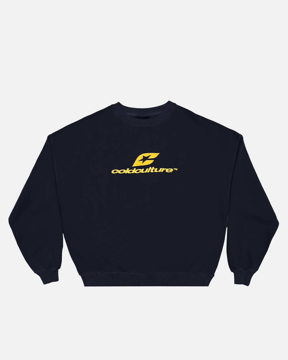 CURVED CREWNECK MIDNIGHT BLUE - COLD CULTURE