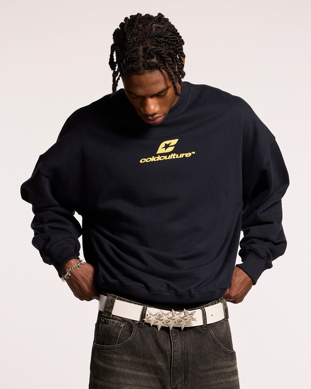 CURVED CREWNECK MIDNIGHT BLUE - COLD CULTURE