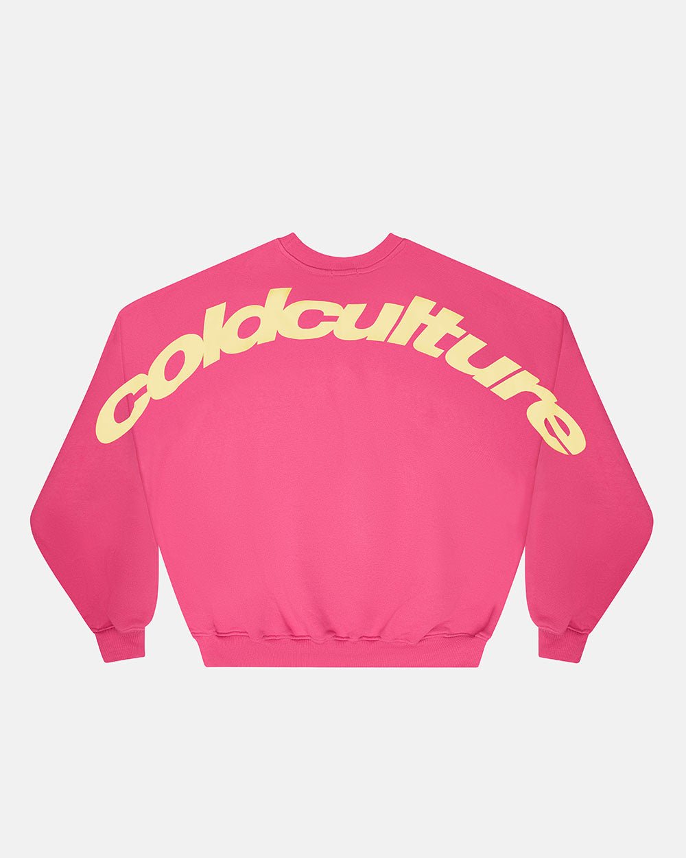 CURVED CREWNECK PINK - COLD CULTURE