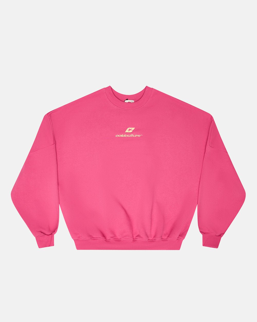 CURVED CREWNECK PINK - COLD CULTURE