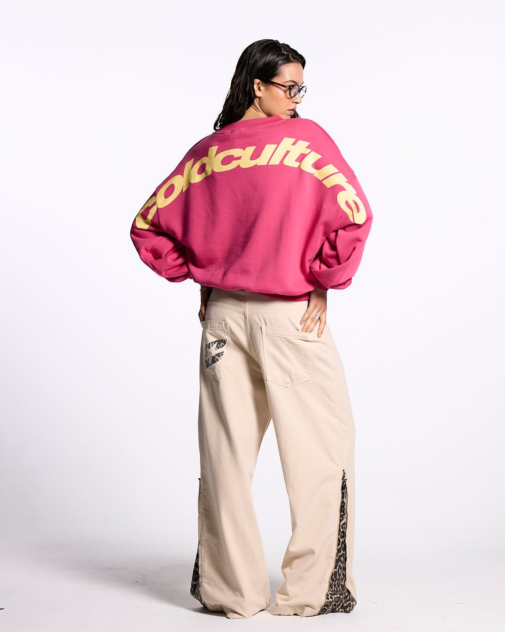CURVED CREWNECK PINK - COLD CULTURE
