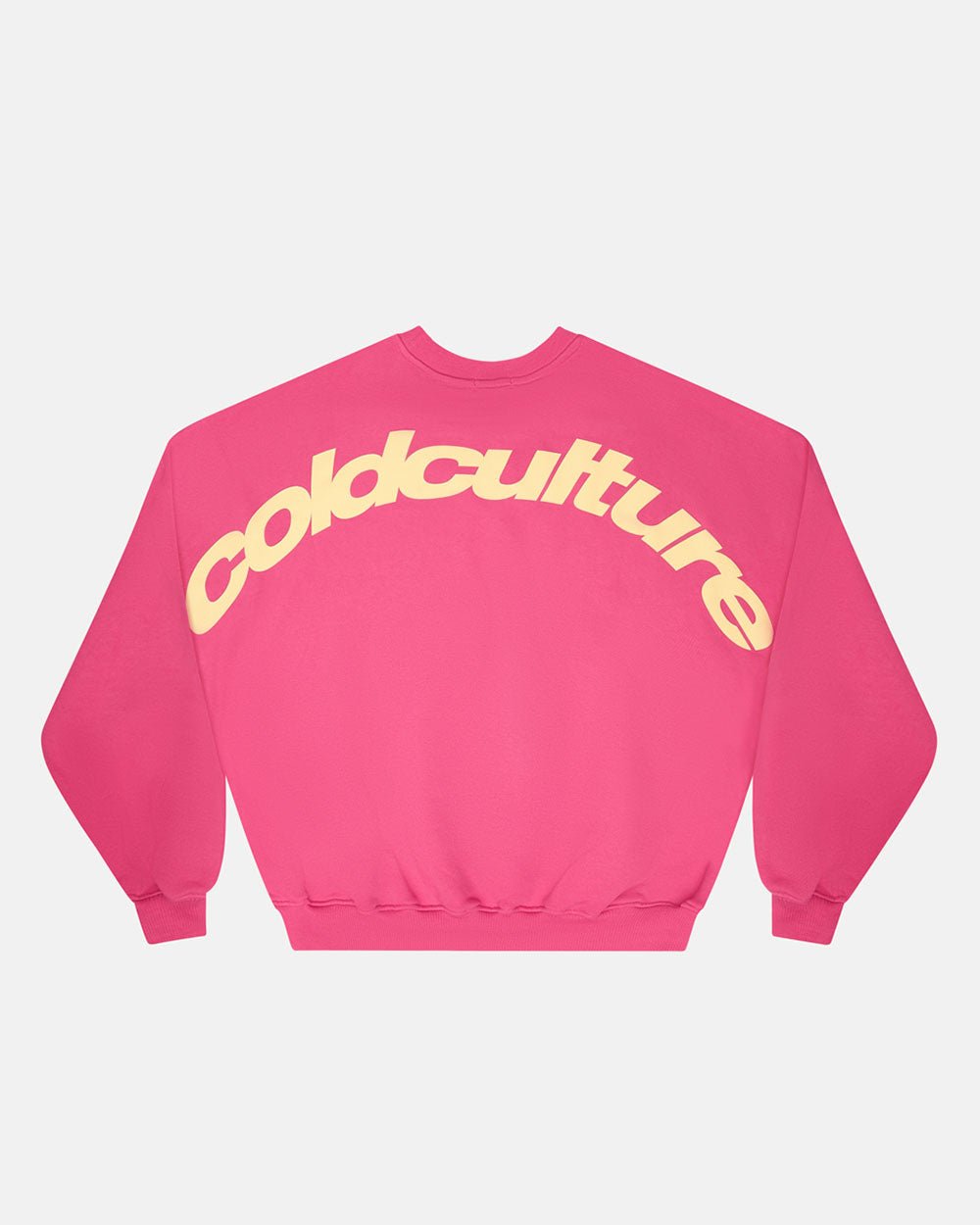 CURVED CREWNECK PINK - COLD CULTURE