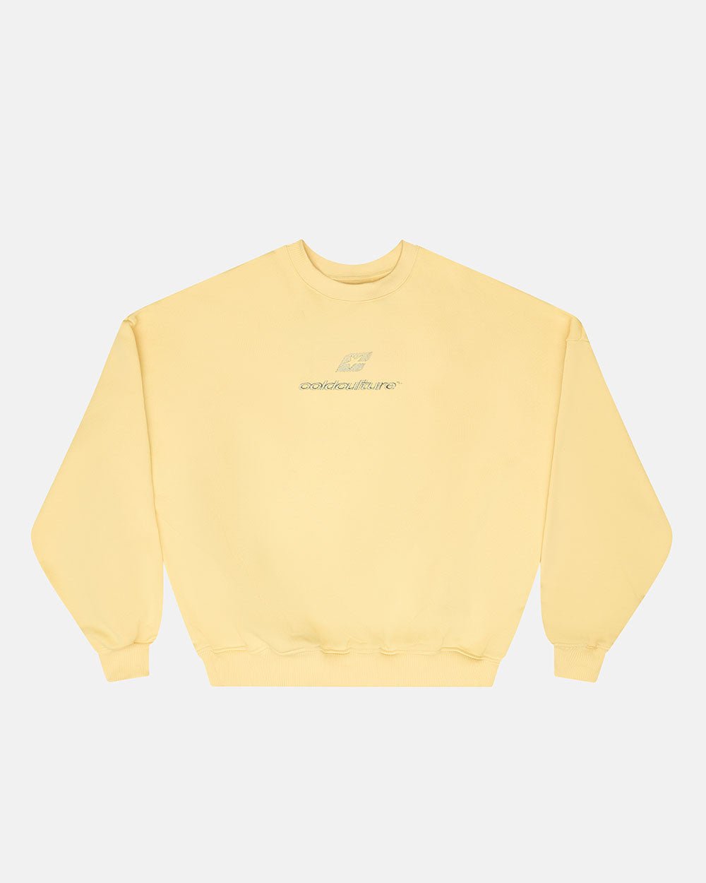 CURVED CREWNECK YELLOW - COLD CULTURE
