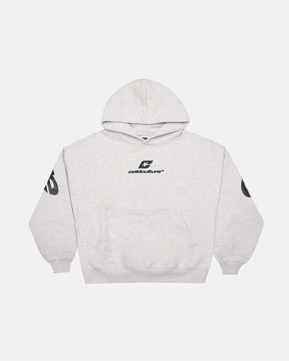 CURVED HOODIE GREY VIGORÉ - Cold Culture