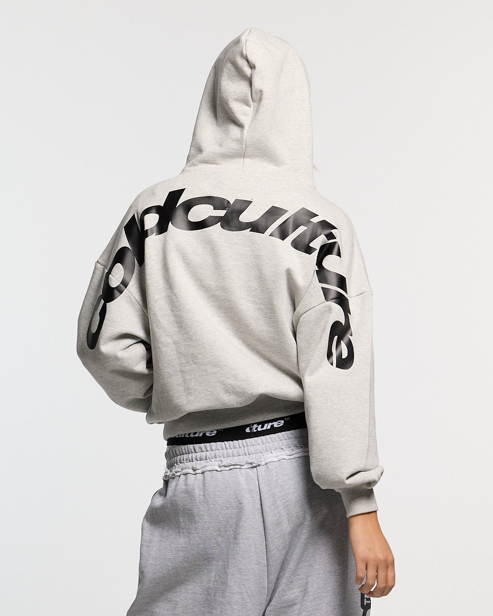 CURVED HOODIE GREY VIGORÉ - Cold Culture