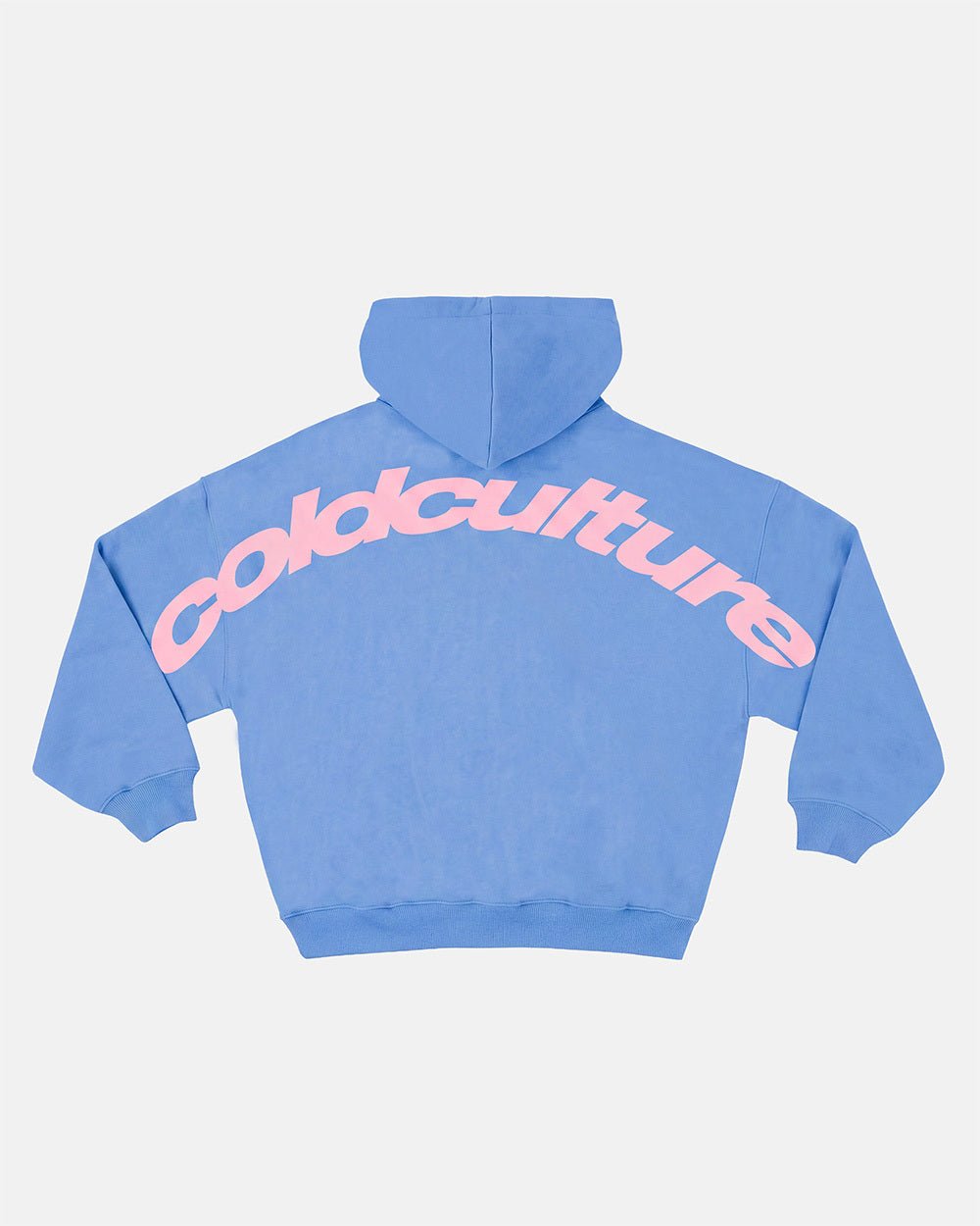 CURVED HOODIE NEW BLUE - Cold Culture