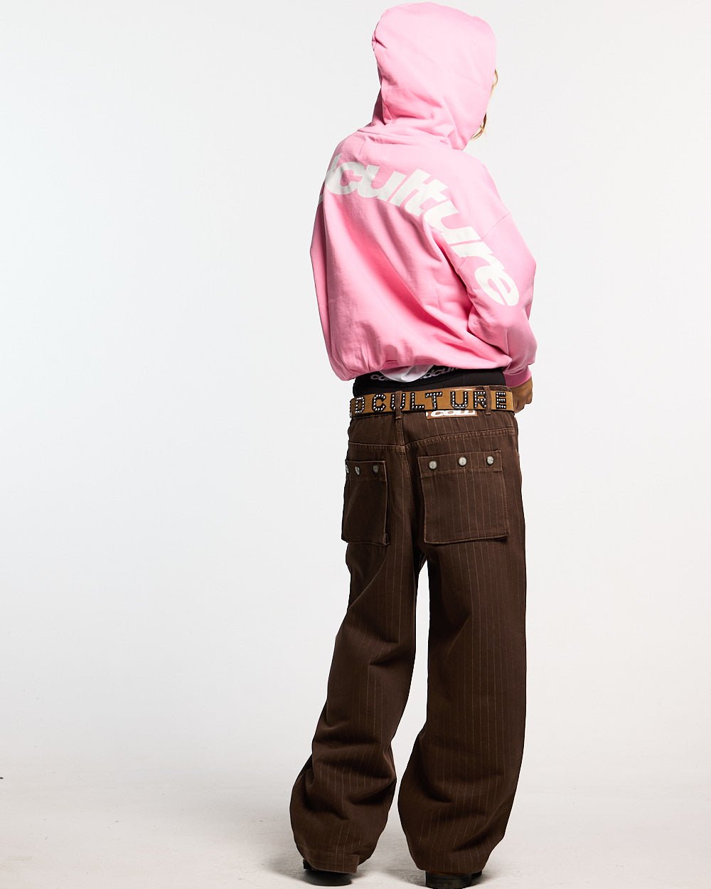 CURVED HOODIE PINK - Cold Culture #woman