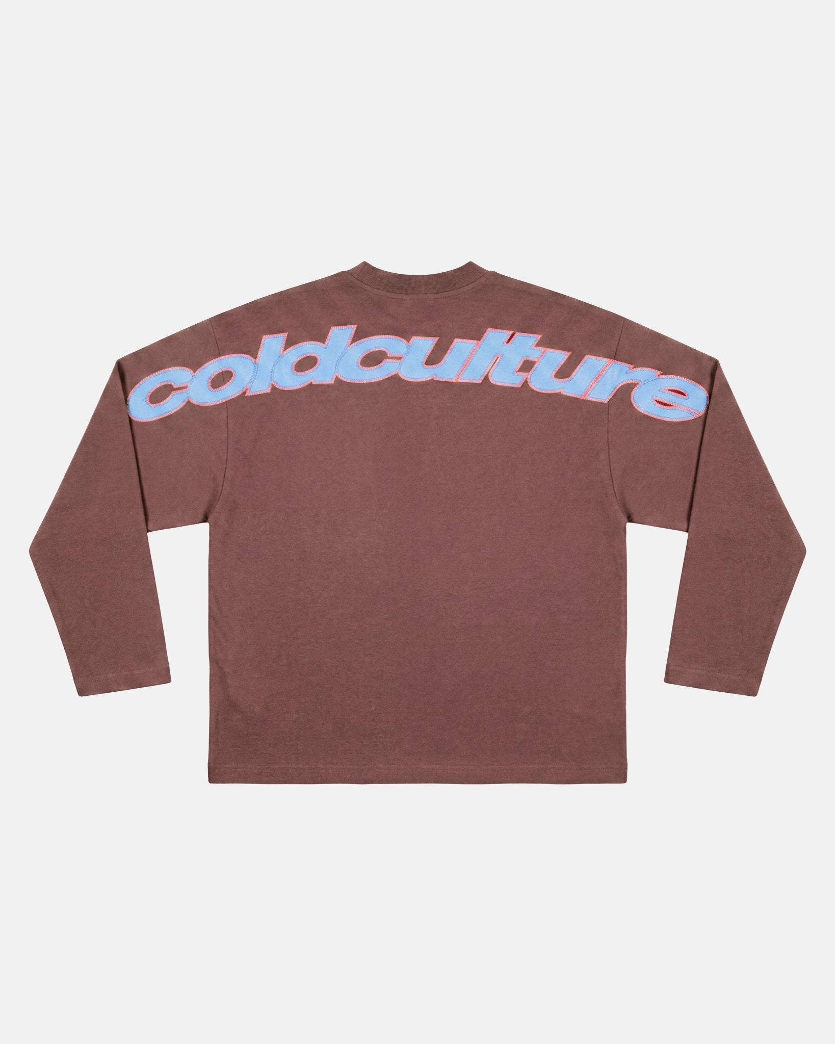 CURVED KNOTS LONGSLEEVE BROWN - Cold Culture