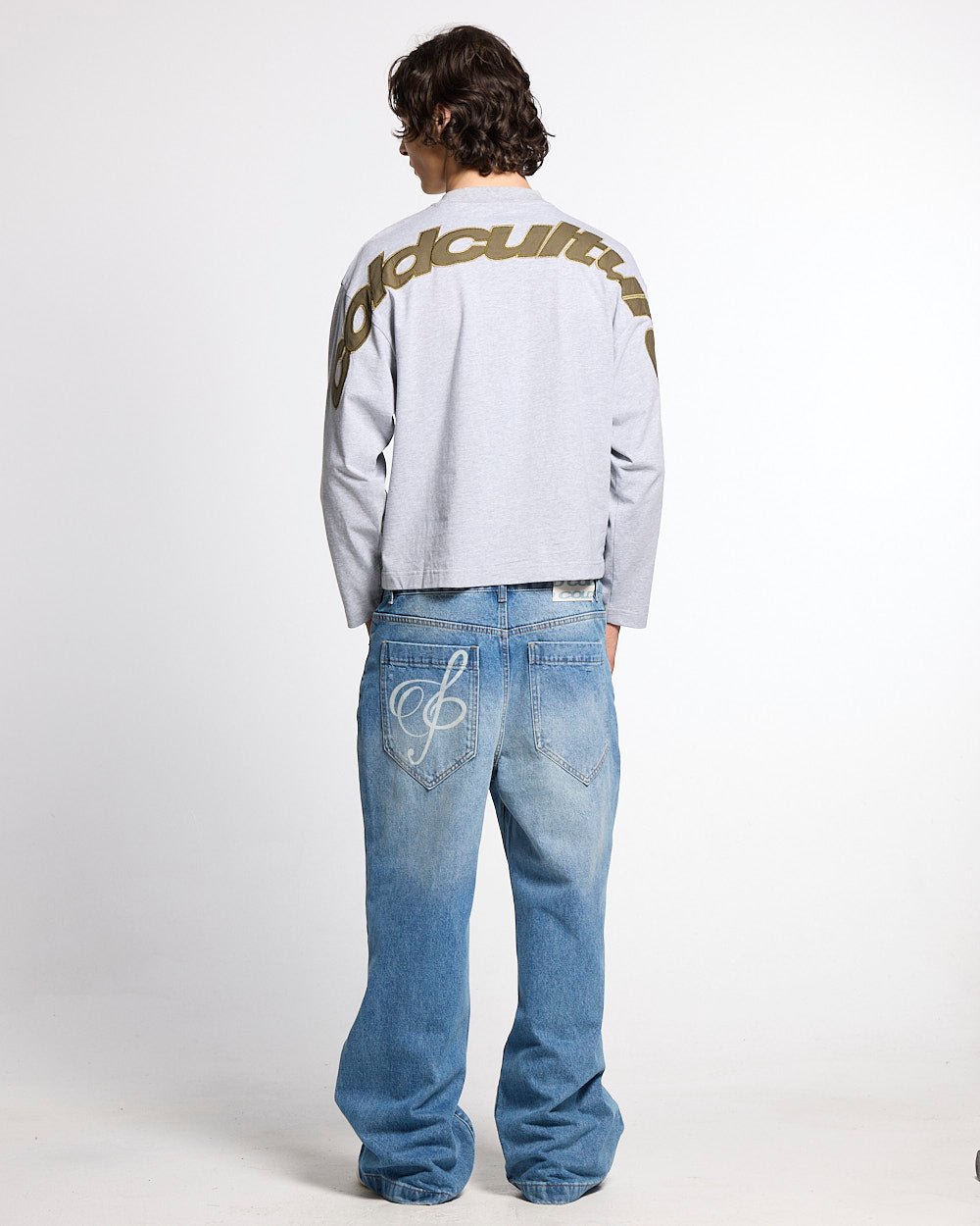 CURVED KNOTS LONGSLEEVE HEATHER GREY - Cold Culture