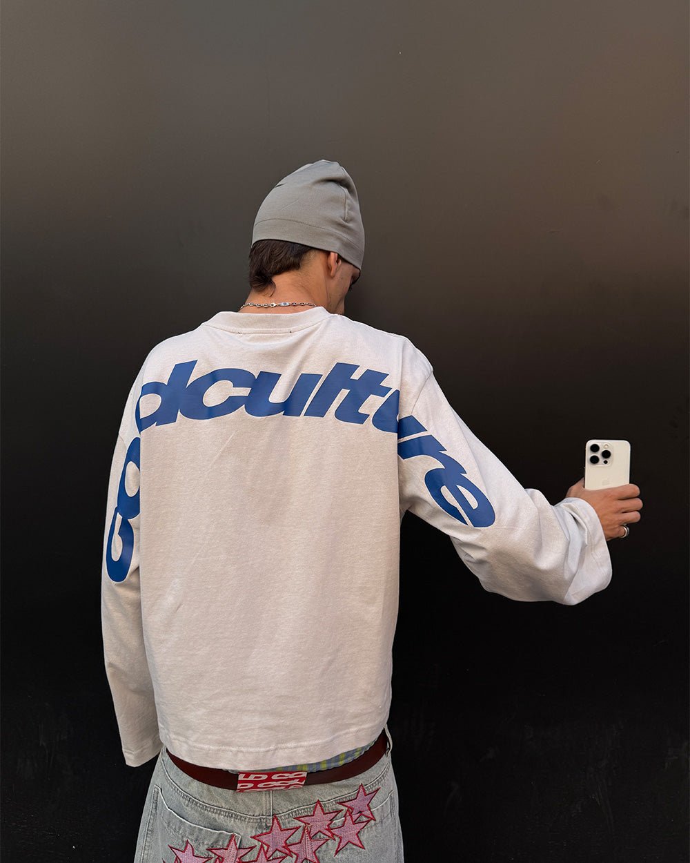 CURVED LONGSLEEVE GREY - COLD CULTURE