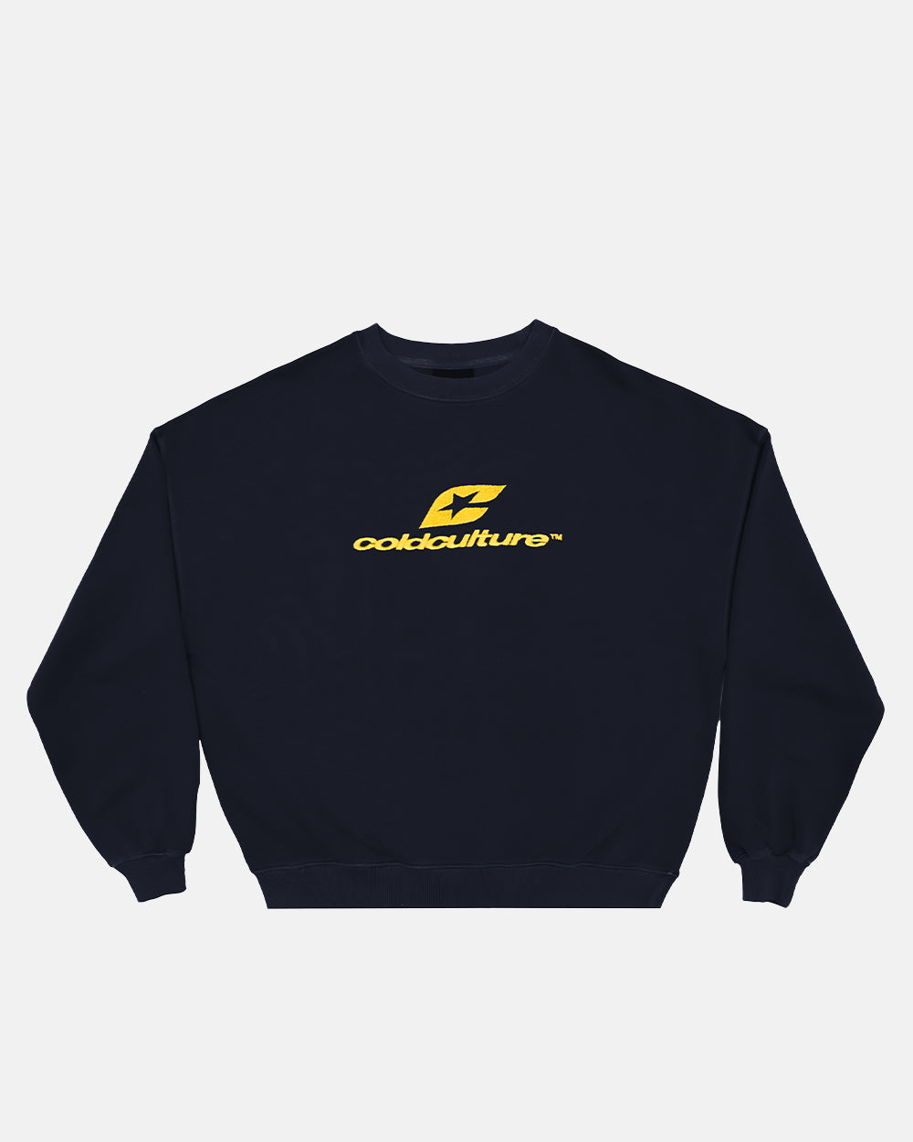 CURVED CREWNECK MIDNIGHT BLUE