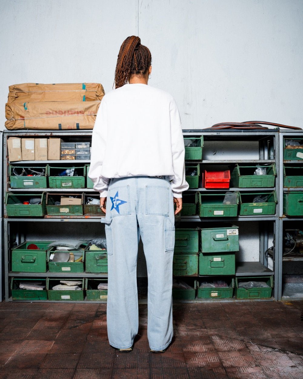 DAILY CARGO CREWNECK WHITE - COLD CULTURE