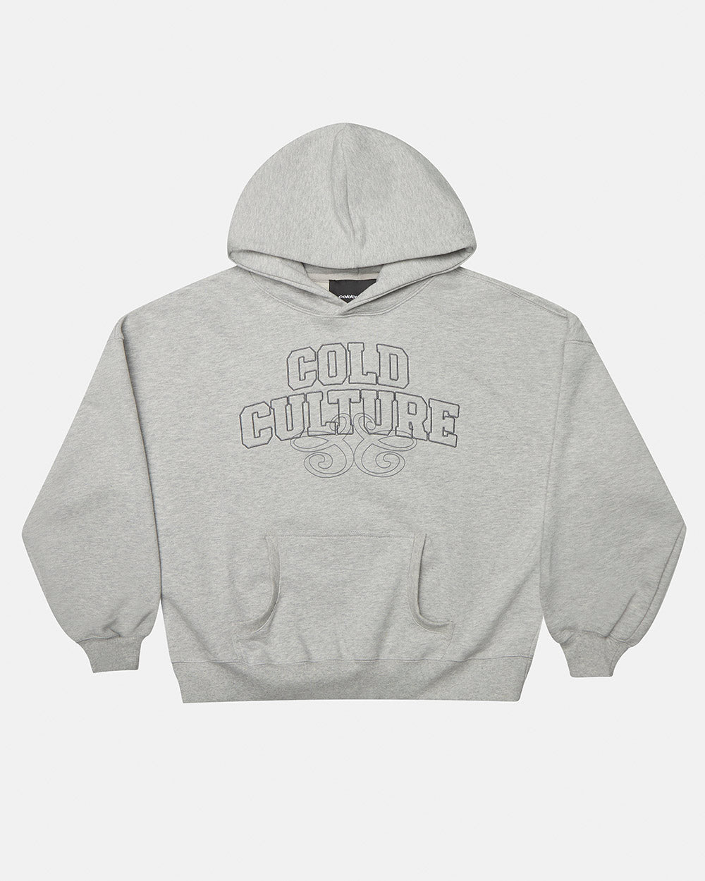 DAILY DRIFT HOODIE GREY VIGORÉ - Cold Culture