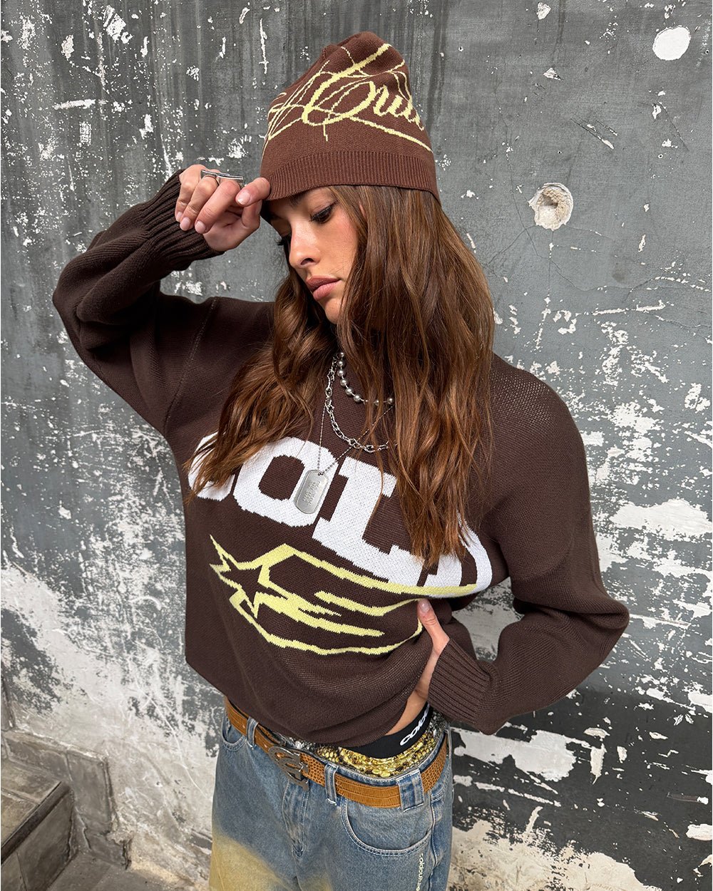 DAILY KNIT BROWN - COLD CULTURE
