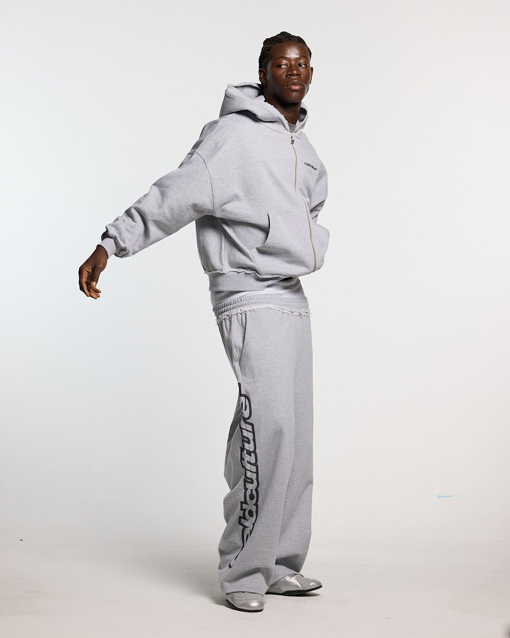 DAILY SET SWEATPANT GREY MELANGE - Cold Culture