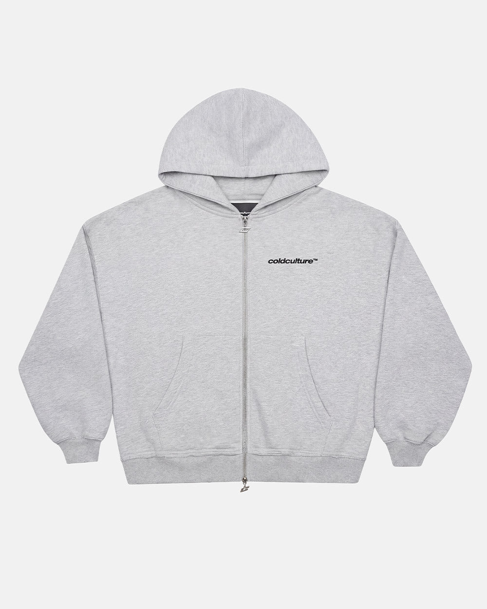 DAILY SET ZIP UP GREY MELANGE - Cold Culture