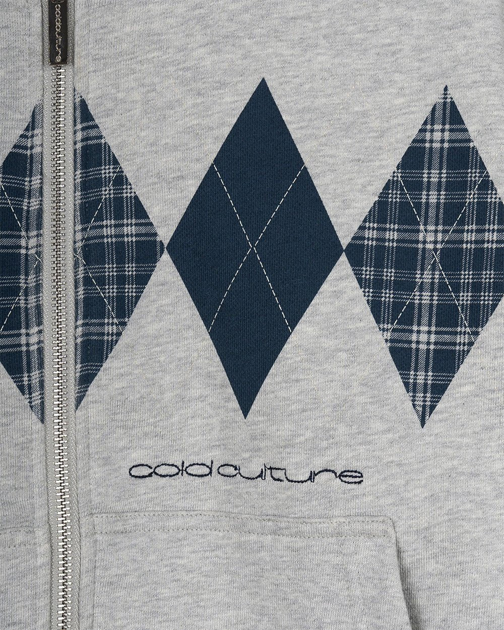 DECADE ZIP HOODIE HEATHER GREY - Cold Culture
