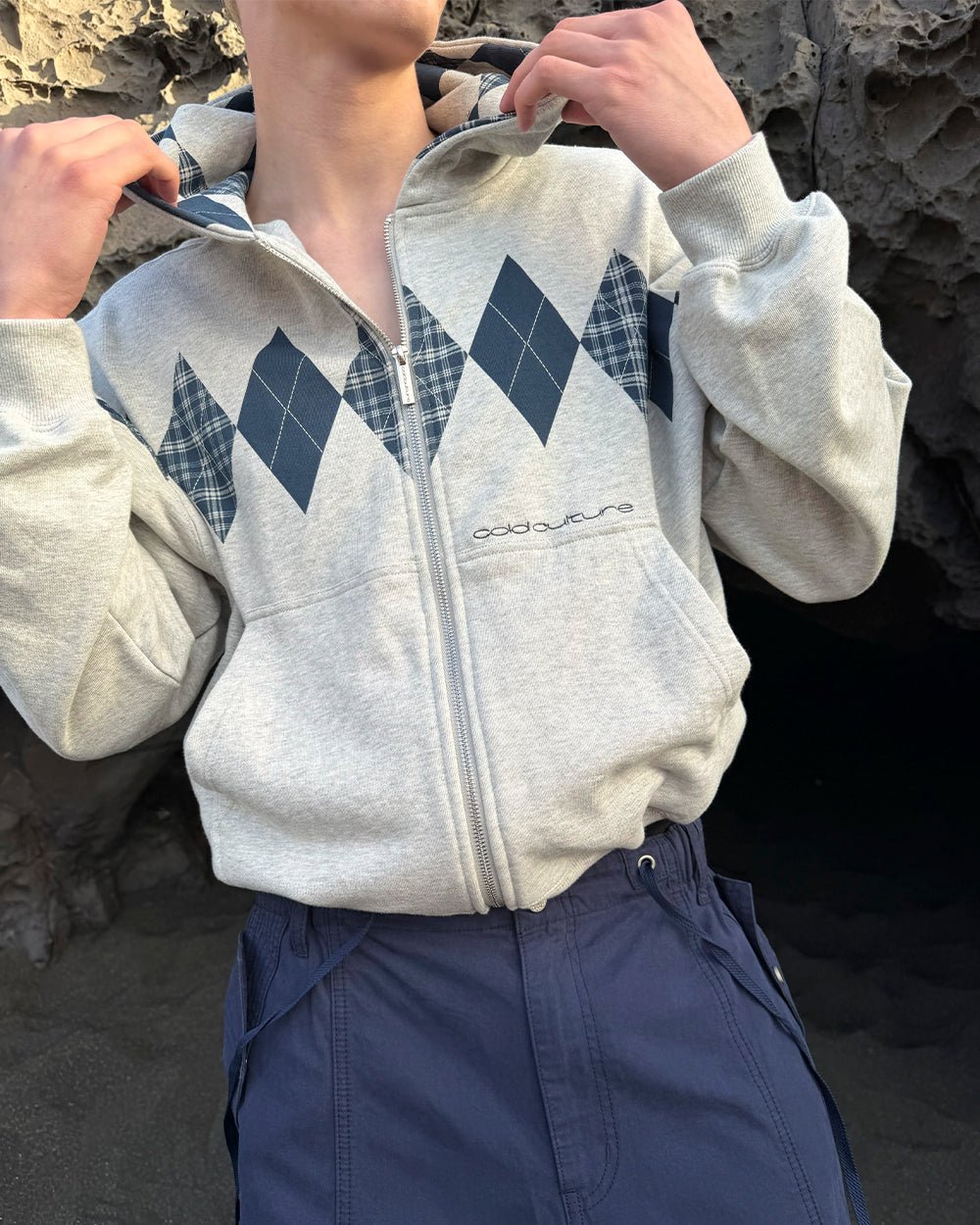 DECADE ZIP HOODIE HEATHER GREY - Cold Culture