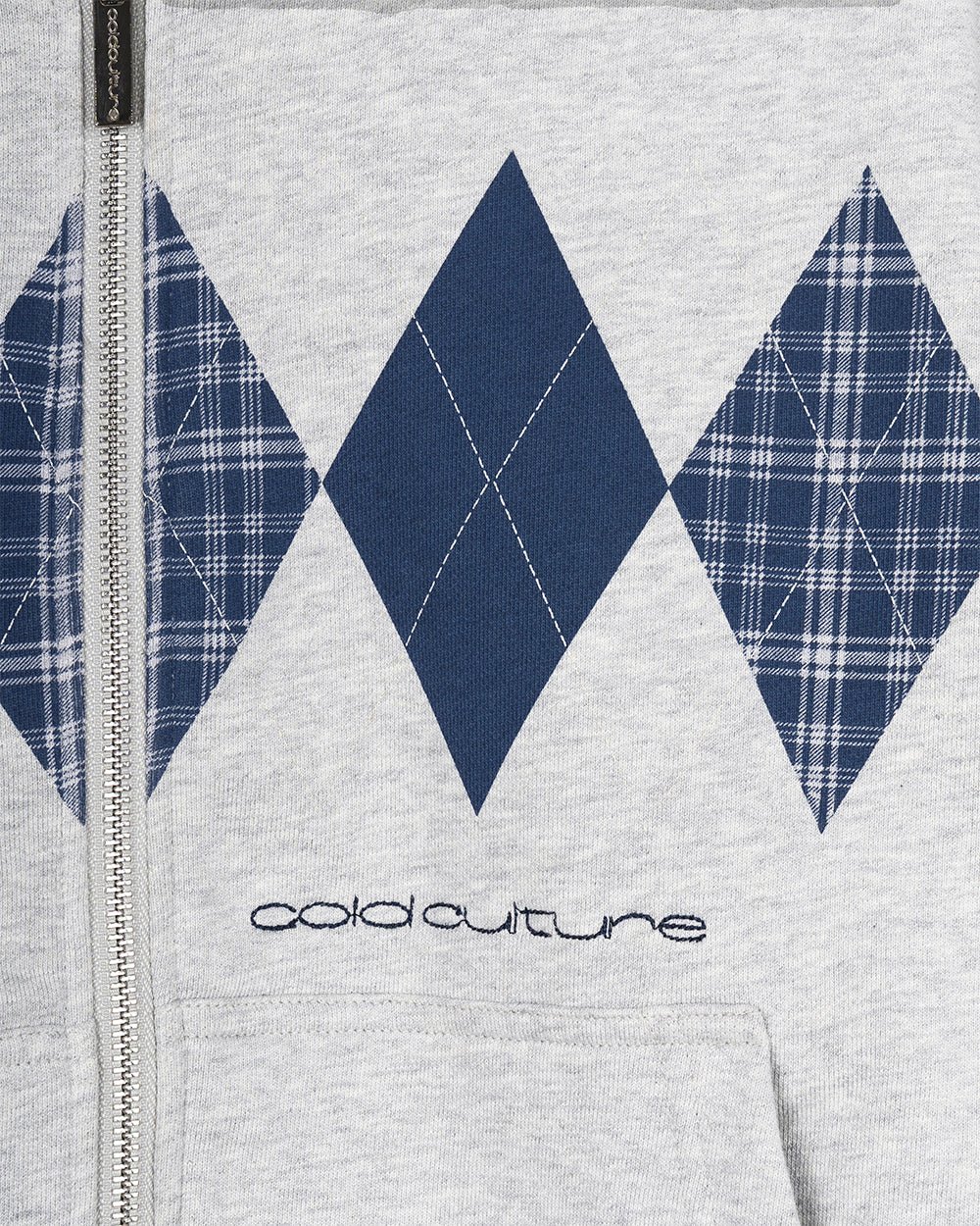 DECADE ZIP HOODIE HEATHER GREY - Cold Culture