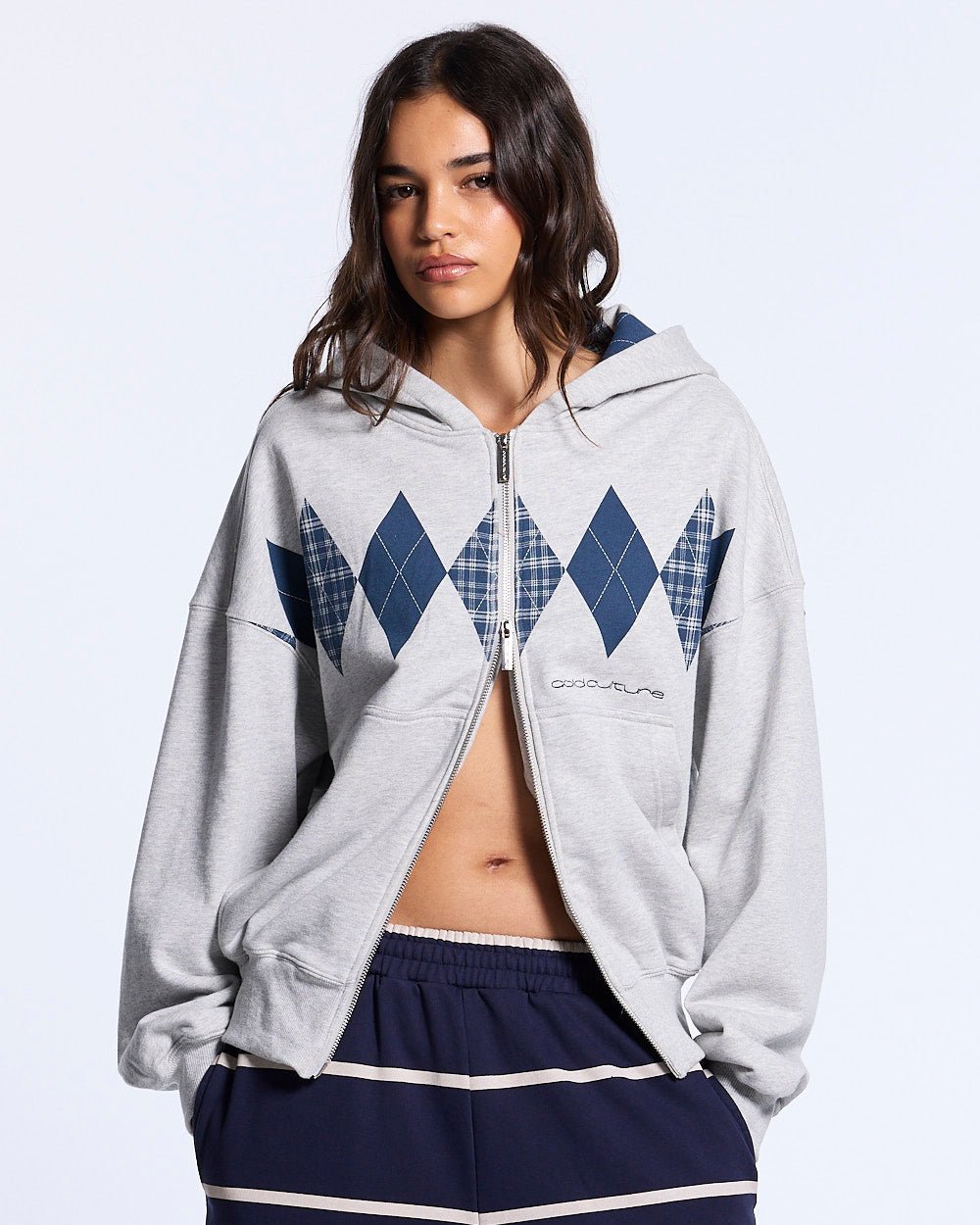 DECADE ZIP HOODIE HEATHER GREY - Cold Culture #woman