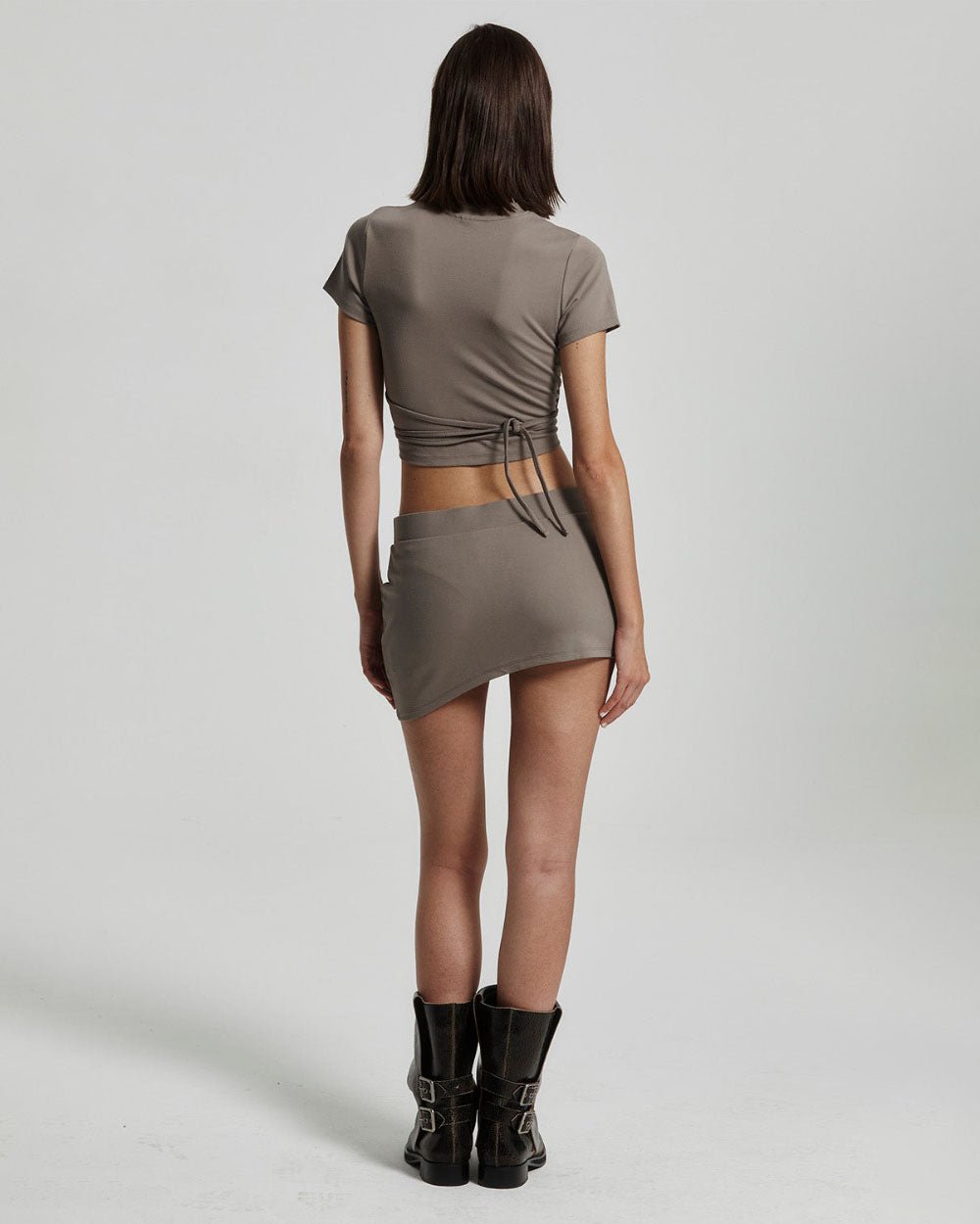 DECONSTRUCTED SKIRT QUARTZ GREY - COLD CULTURE