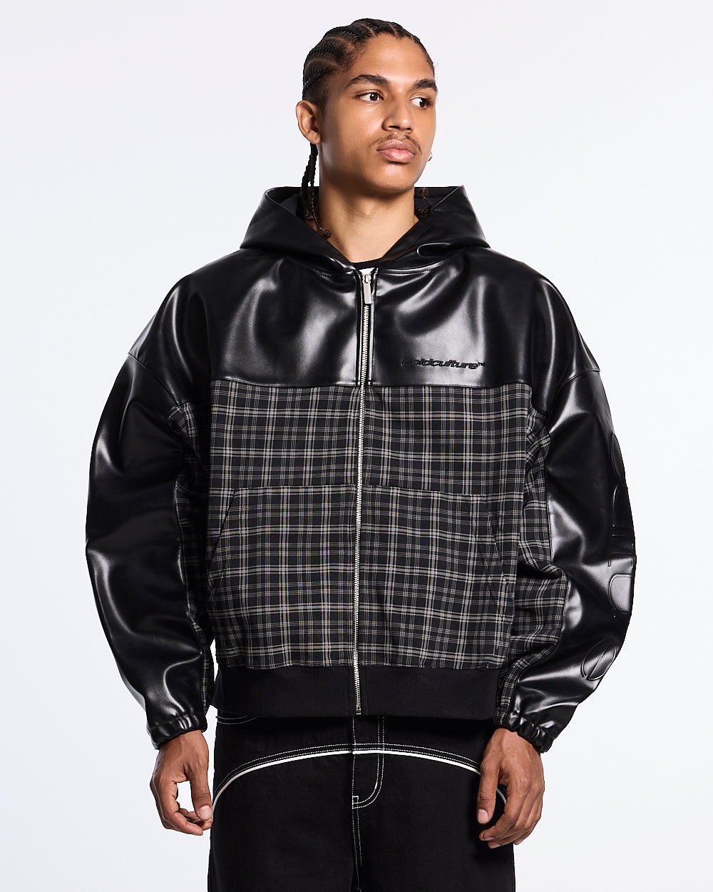 DEEP GRID JACKET BLACK - Cold Culture