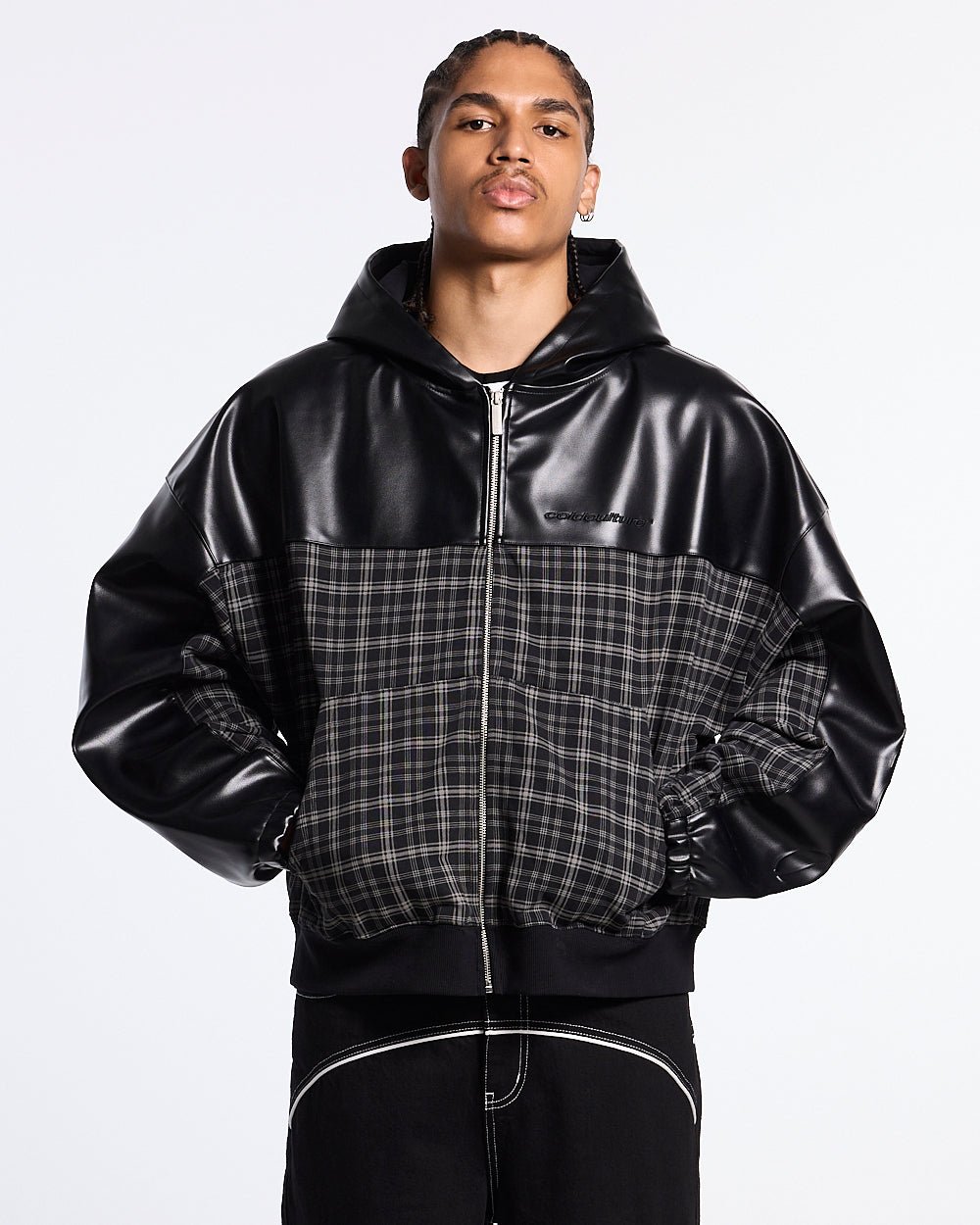 DEEP GRID JACKET BLACK - Cold Culture