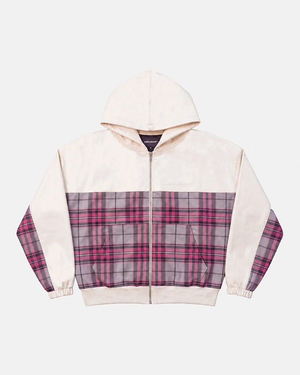 DEEP GRID JACKET LIGHT GREY - Cold Culture