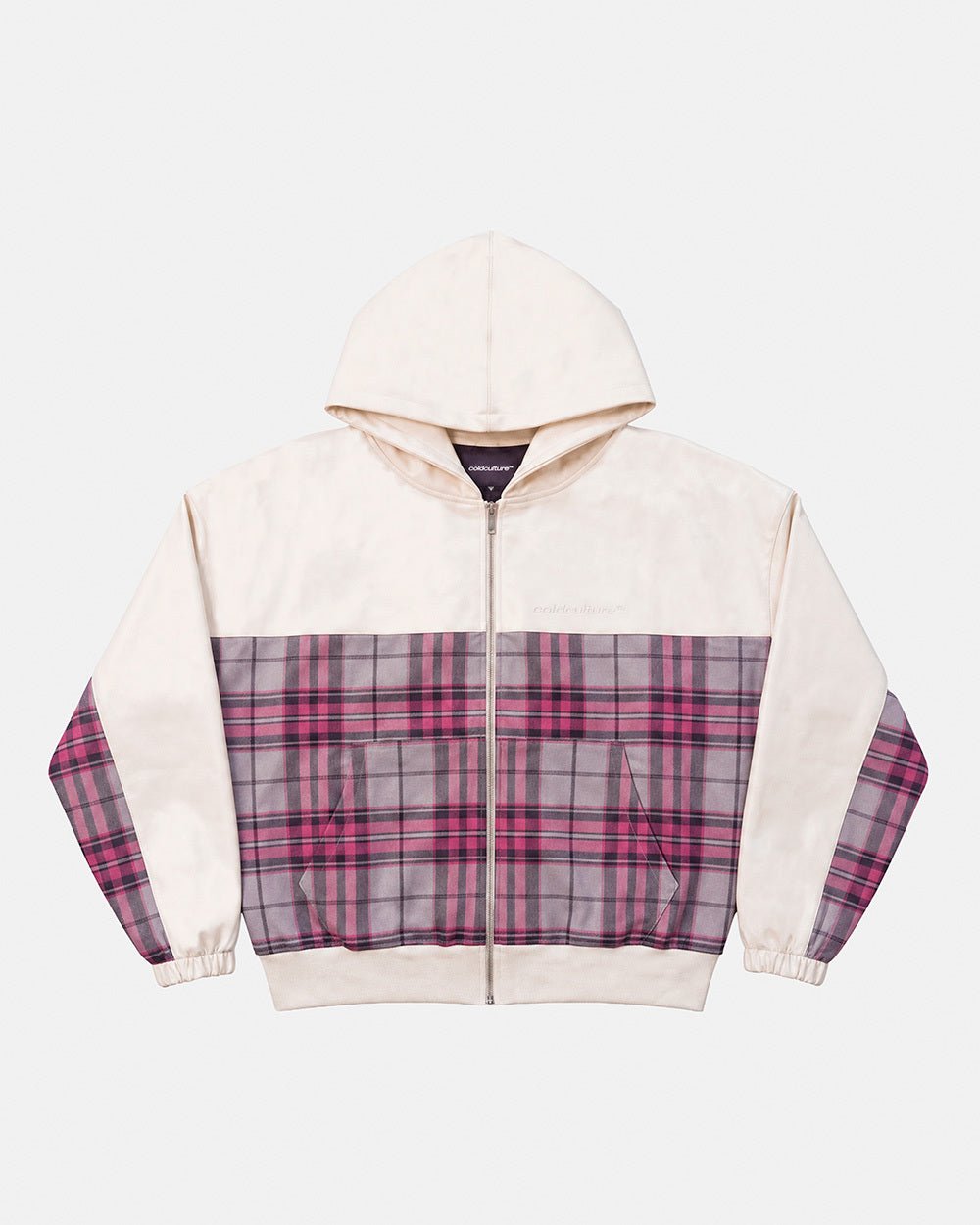 DEEP GRID JACKET LIGHT GREY - Cold Culture