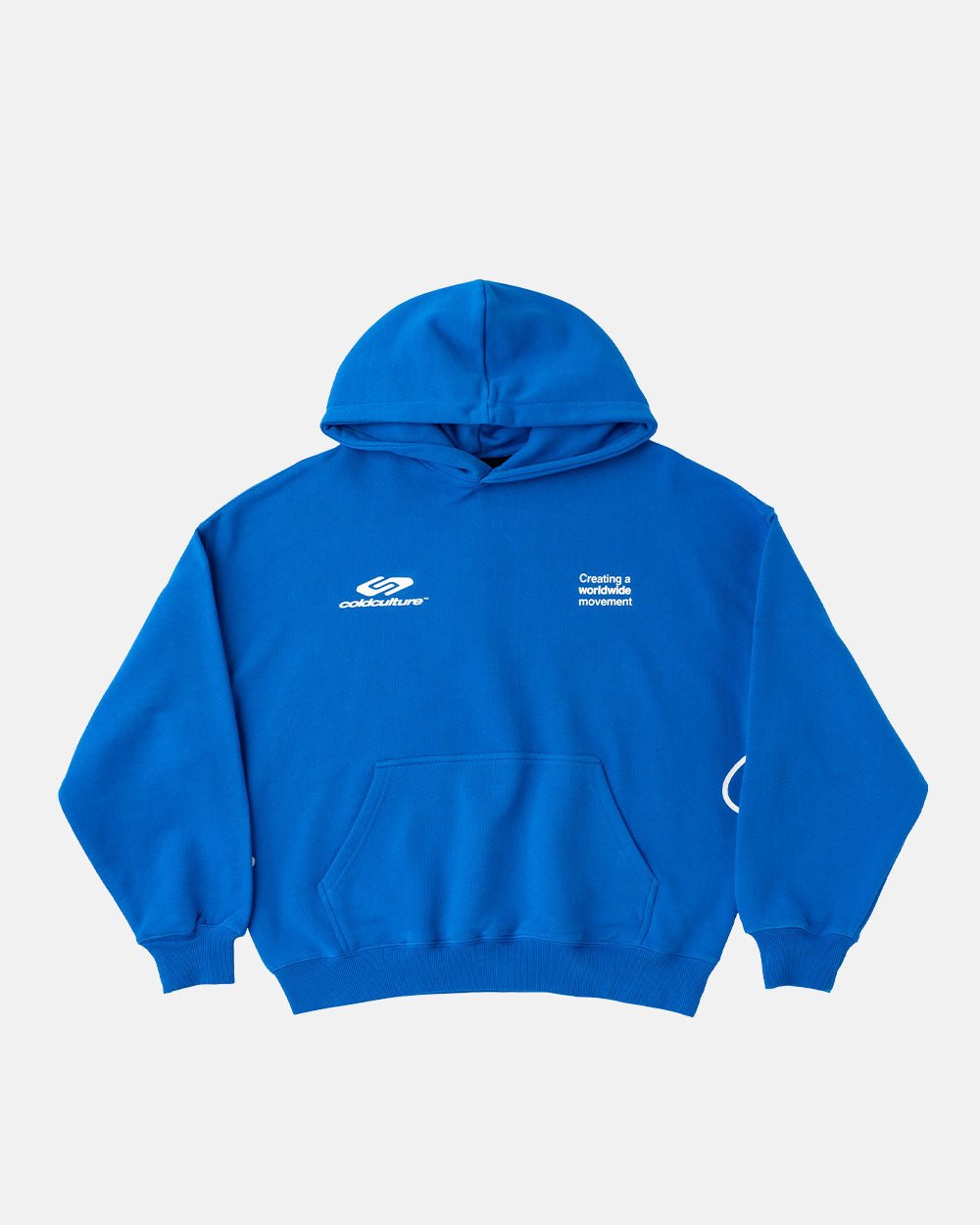 DEFENSE HOODIE ELECTRIC BLUE - COLD CULTURE