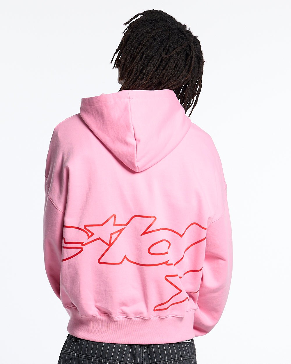 DEFENSE HOODIE PINK AND RED - COLD CULTURE