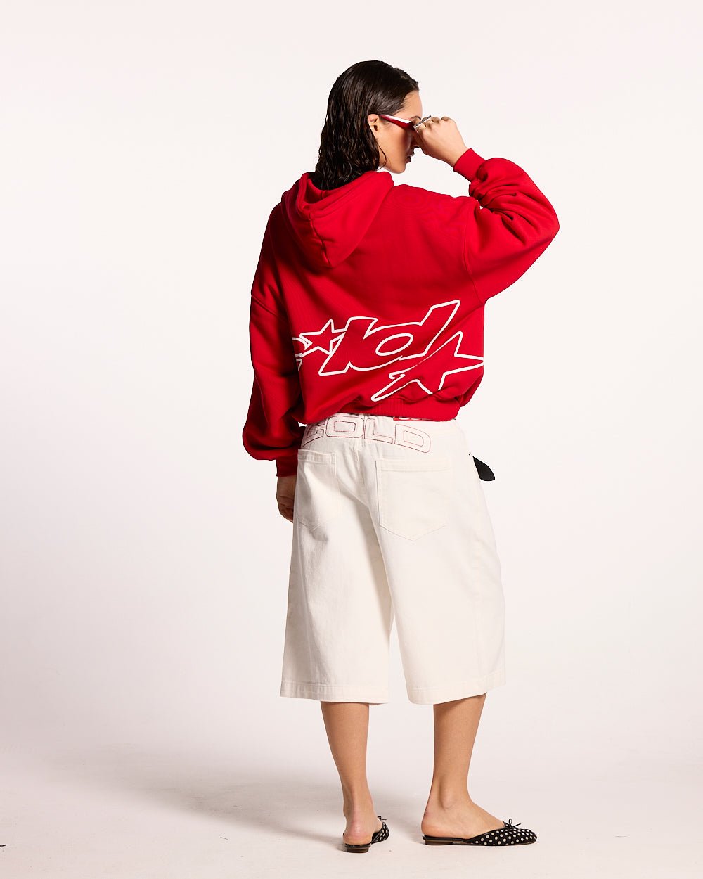 DEFENSE HOODIE RED - COLD CULTURE