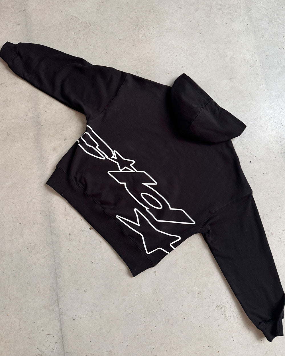 DEFENSE ZIP HOODIE BLACK - Cold Culture