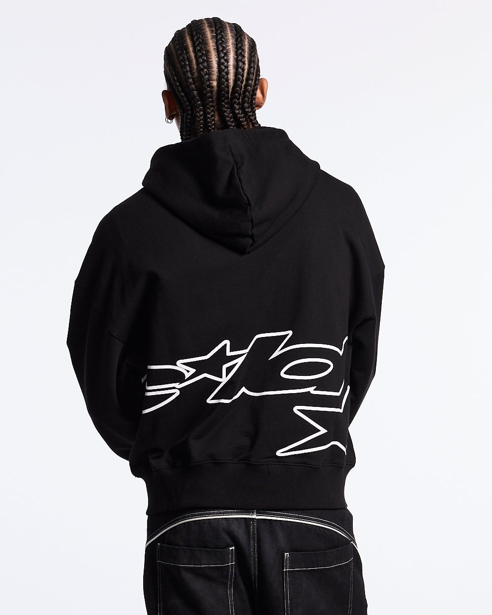 DEFENSE ZIP HOODIE BLACK - Cold Culture
