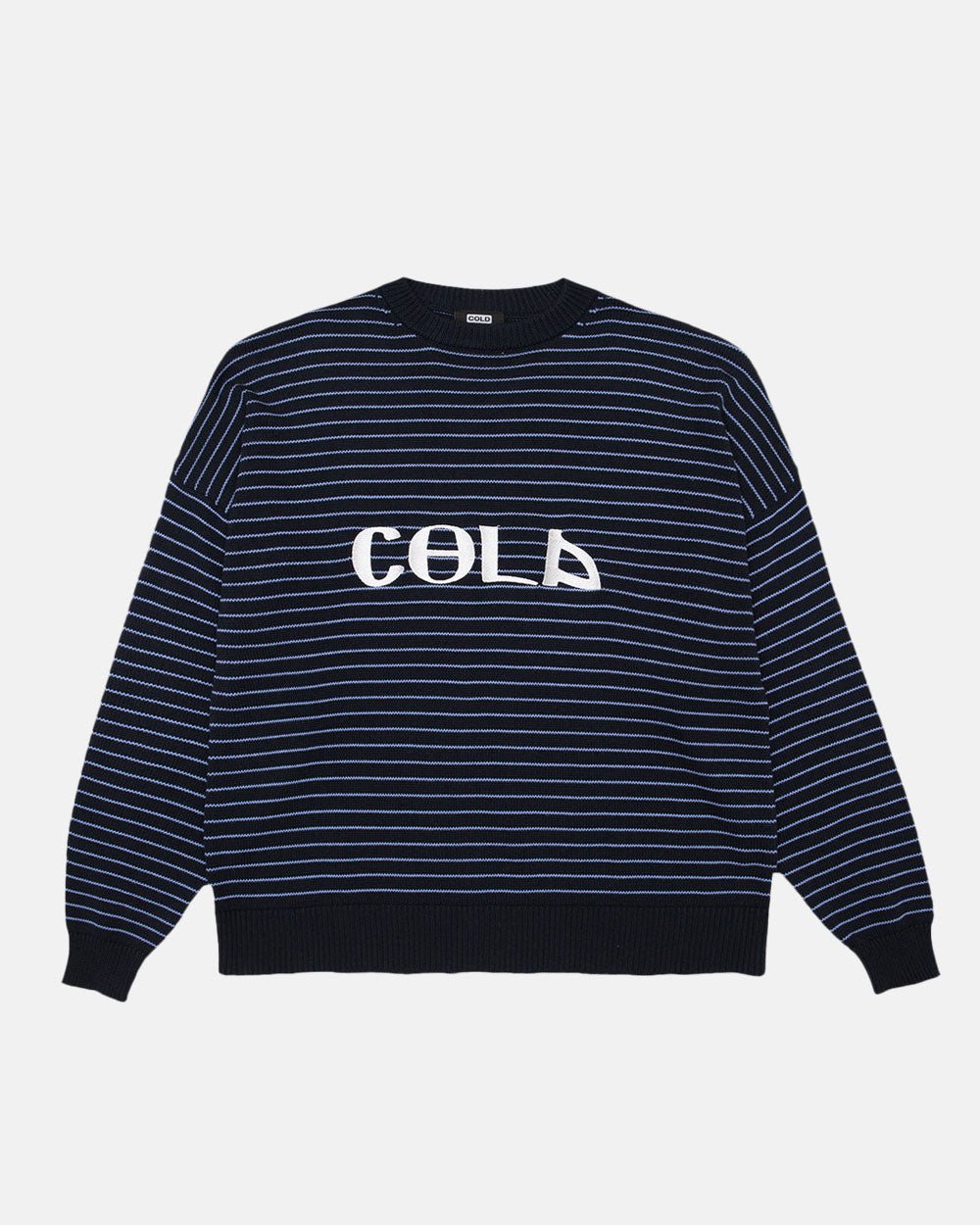 DELOS KNIT STRIPED BLUE - COLD CULTURE