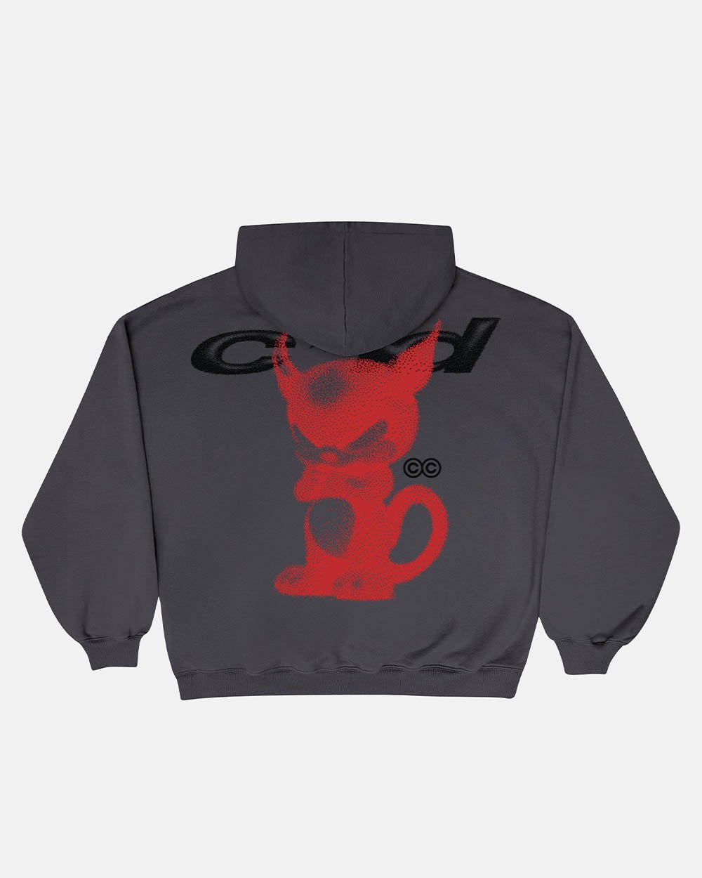 DEMON HOODIE GREY - COLD CULTURE