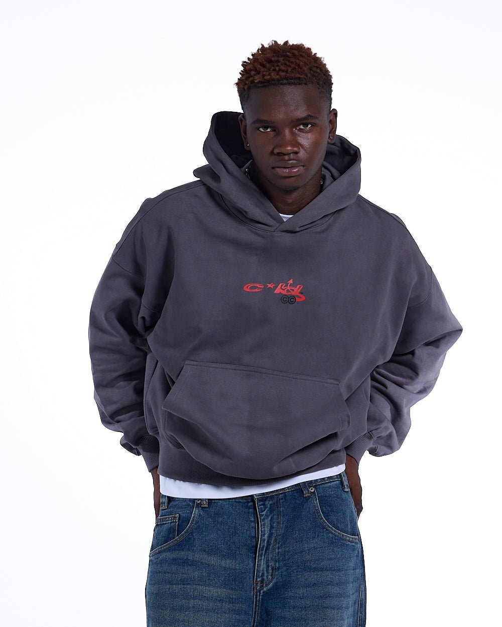 DEMON HOODIE GREY - COLD CULTURE