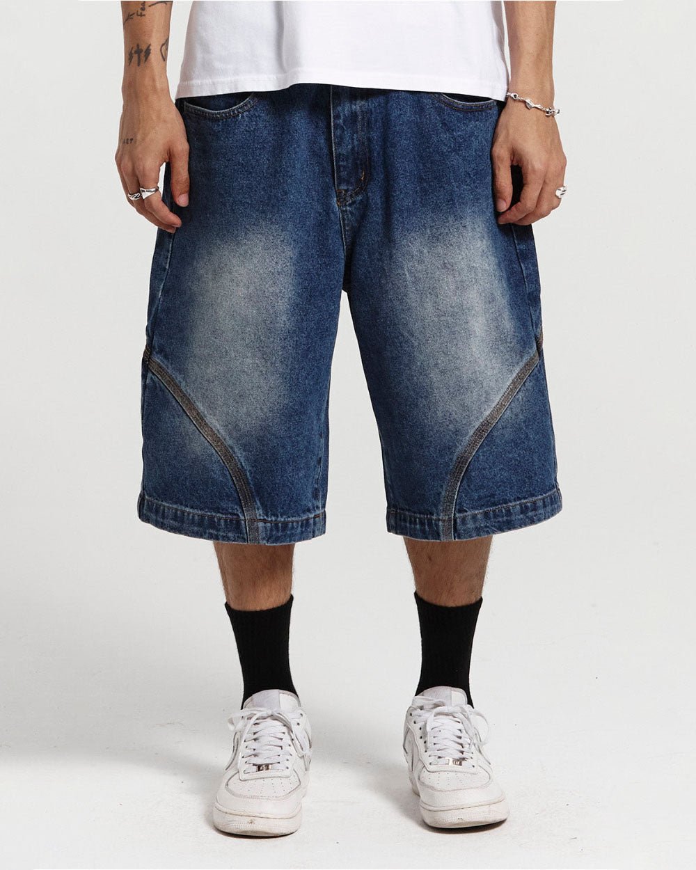 DESTINATION SHORTS BLUE DENIM - COLD CULTURE