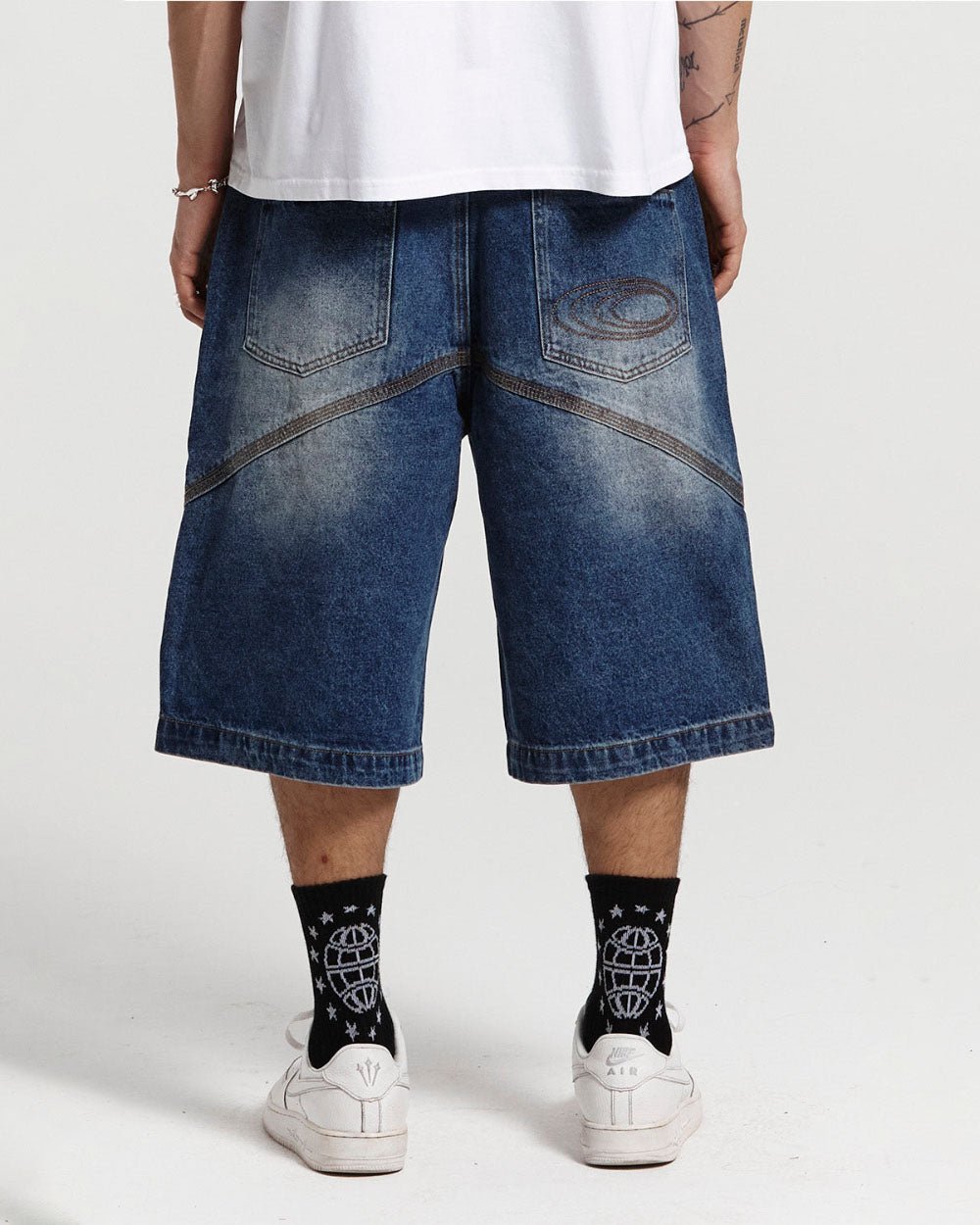 DESTINATION SHORTS BLUE DENIM - COLD CULTURE