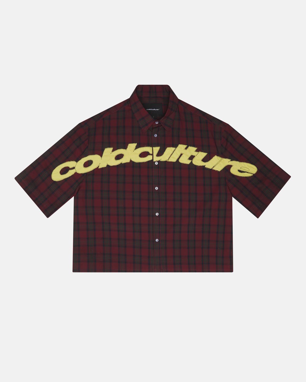 DETROIT SHIRT RED & BLACK - COLD CULTURE