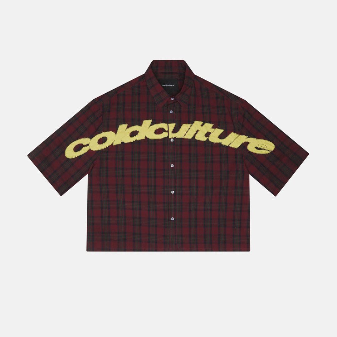 DETROIT SHIRT RED & BLACK - Cold Culture