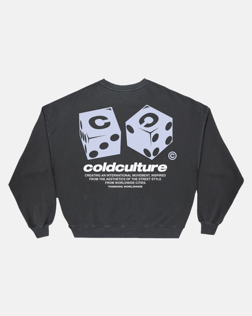 DICE CREWNECK BLACK - COLD CULTURE