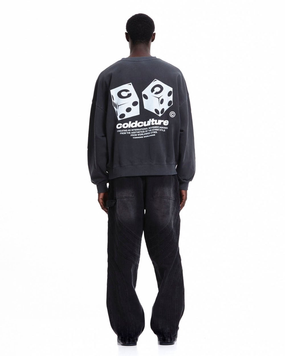 DICE CREWNECK BLACK - COLD CULTURE