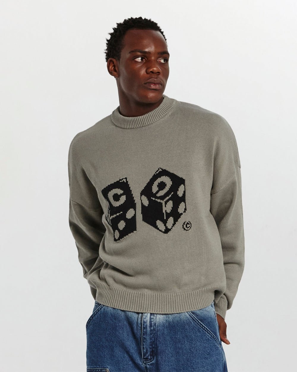 DICE KNIT SPACE GREY - COLD CULTURE