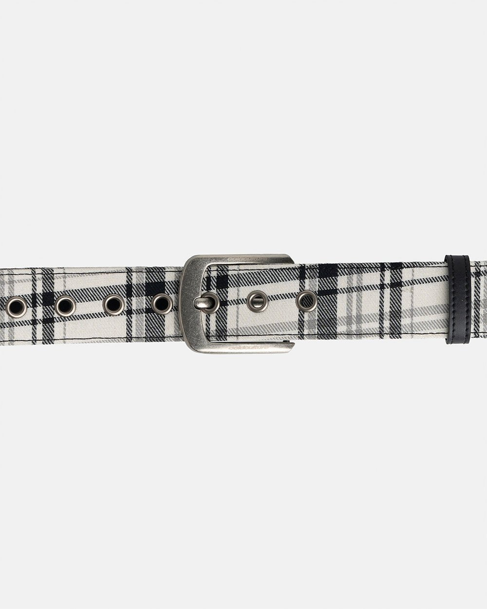 DINING CHECK BELT BLACK TARTAN - Cold Culture