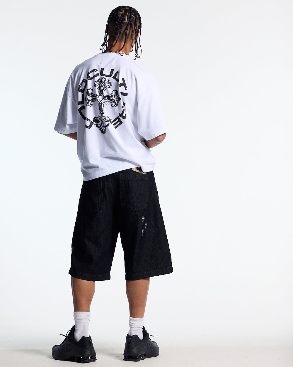 DISCHARGE TEE WHITE - Cold Culture