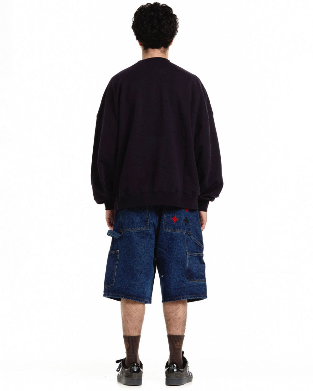 DISORTED CREWNECK ULTRAMARINE PURPLE