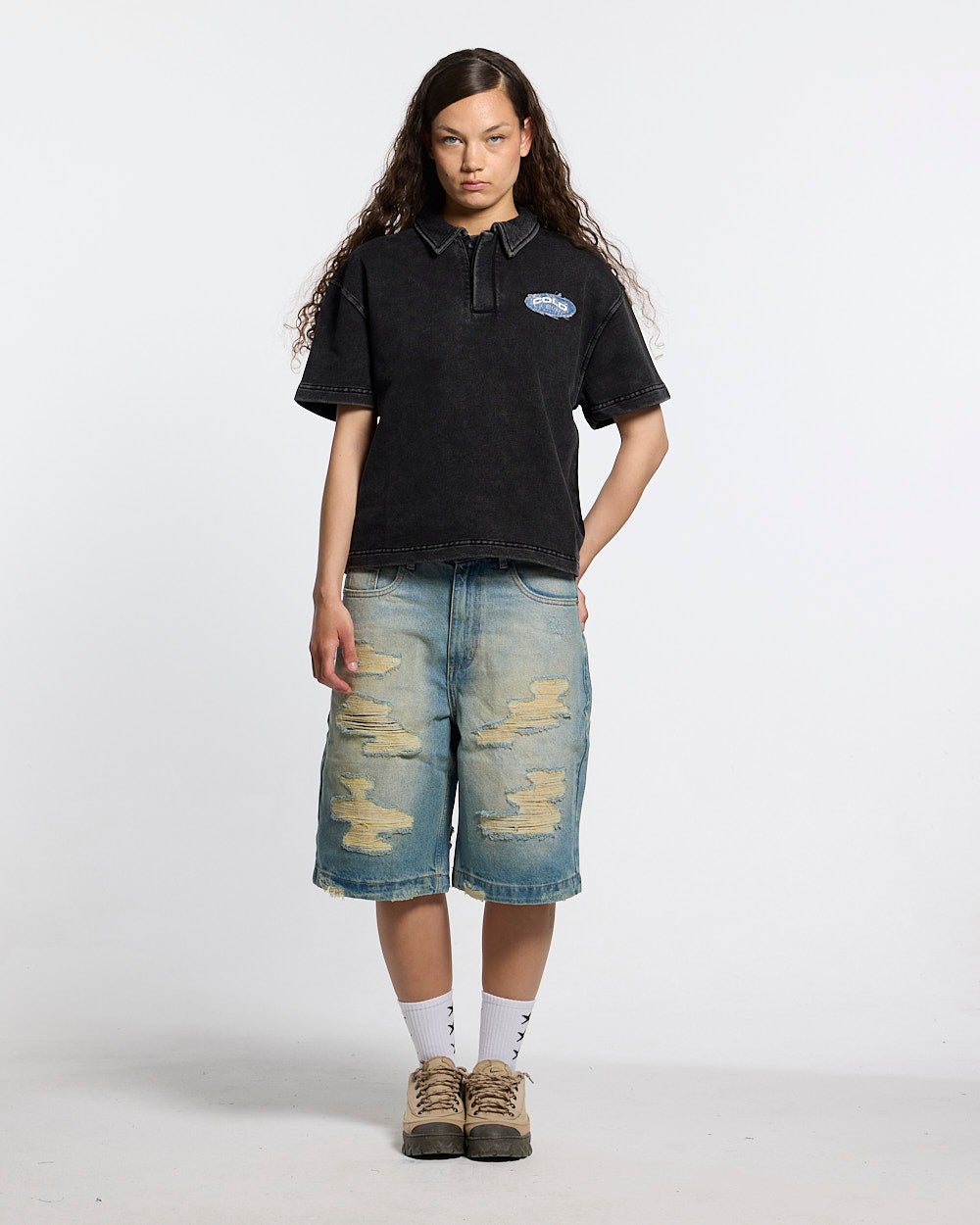 DISRUPT SHORTS LIGHT BLUE - Cold Culture