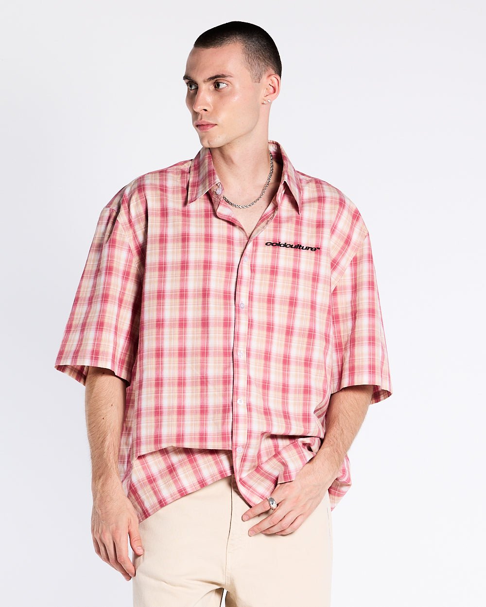 DISTORTED CHECK SHIRT - COLD CULTURE
